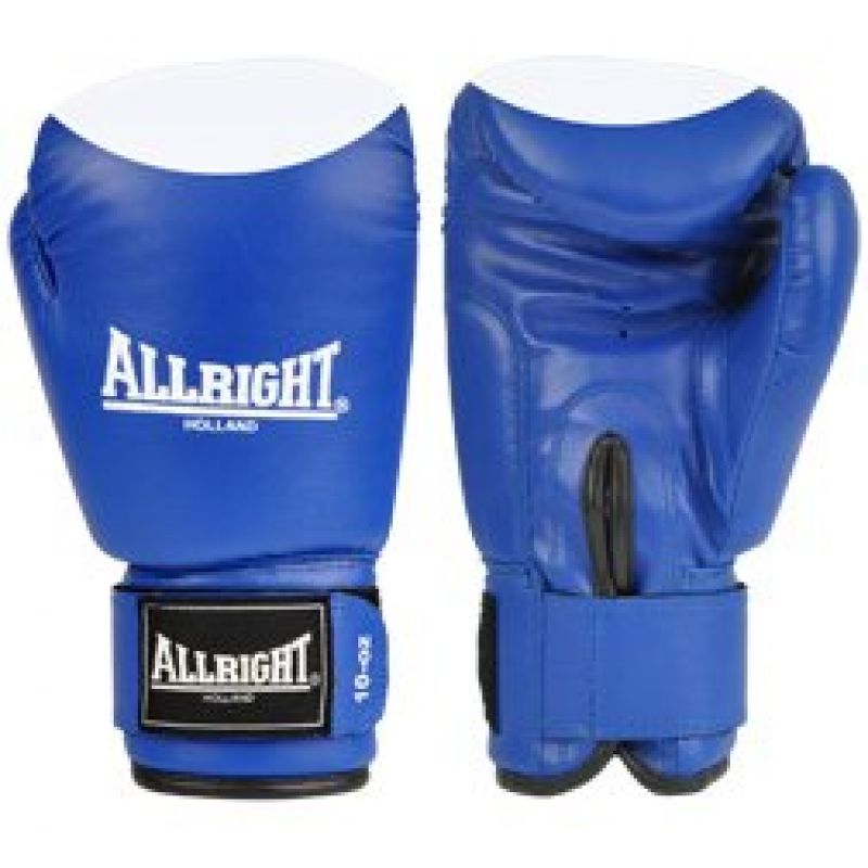 Allright PVC Boxing Gloves Blue and White Accessories/Gloves Your Sports Performance