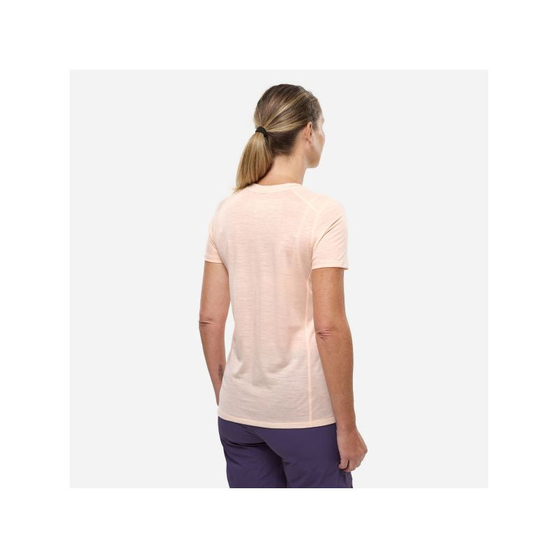 MILLET Ubic Wool T-shirt for women in light pink