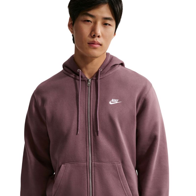 Men's Nike Club BB FZ Hoodie Brown FN3861 502