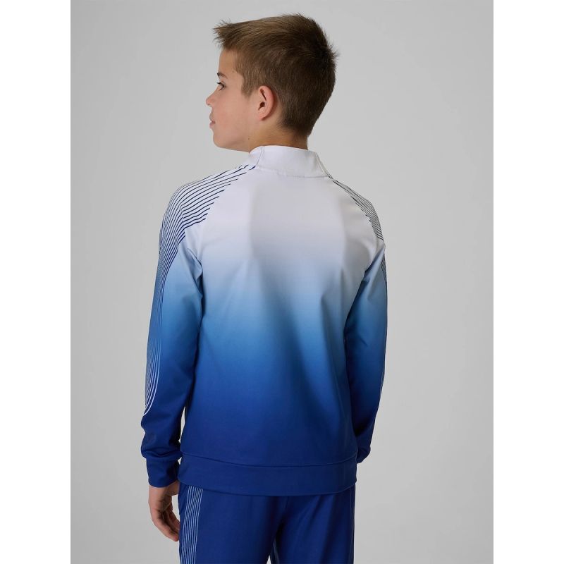 Regular sports sweatshirt without hood for boys 4F 4FJRSS26TFSWM1043-90A