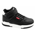 Levi's John SE black ankle-high Velcro children's sports shoes