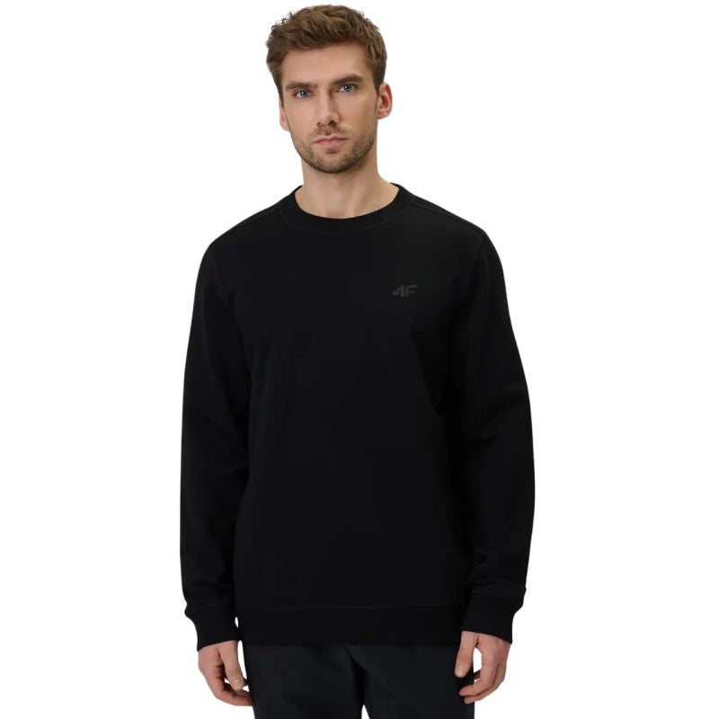 Men's sweatshirt 4F M2549 deep black 4FWMM00TSWSM2549 20S