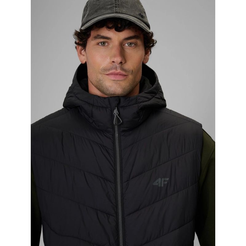 Men's vest with synthetic filling 4F 4FRAW26TVJAM405-20S