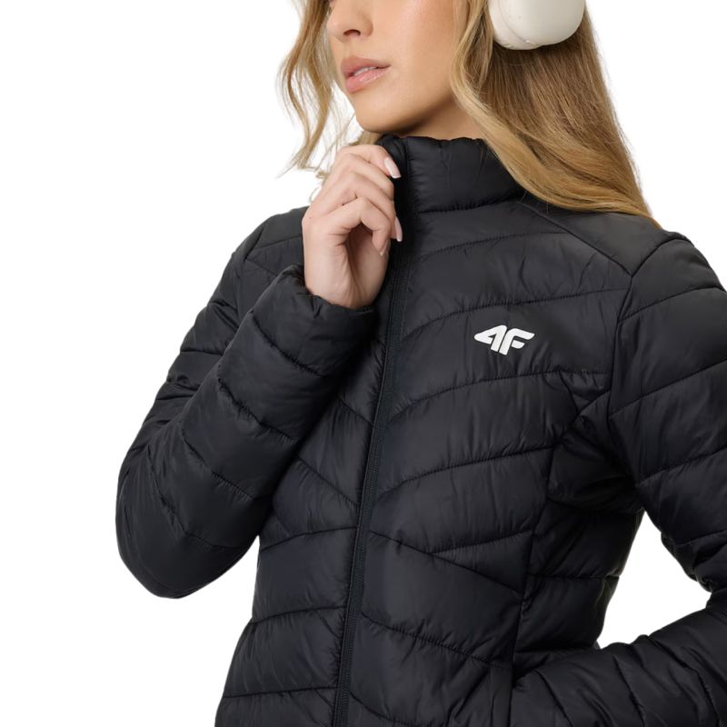 Women's jacket 4F F0855 deep black 4FWSS26TDJAF0855 20S