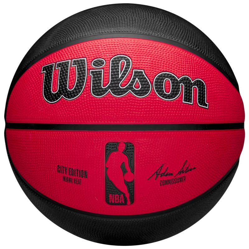 Wilson NBA Team City Edition Miami Heat WZ4024216XB basketball Accessories/Balls/Basketball Your Sports Performance