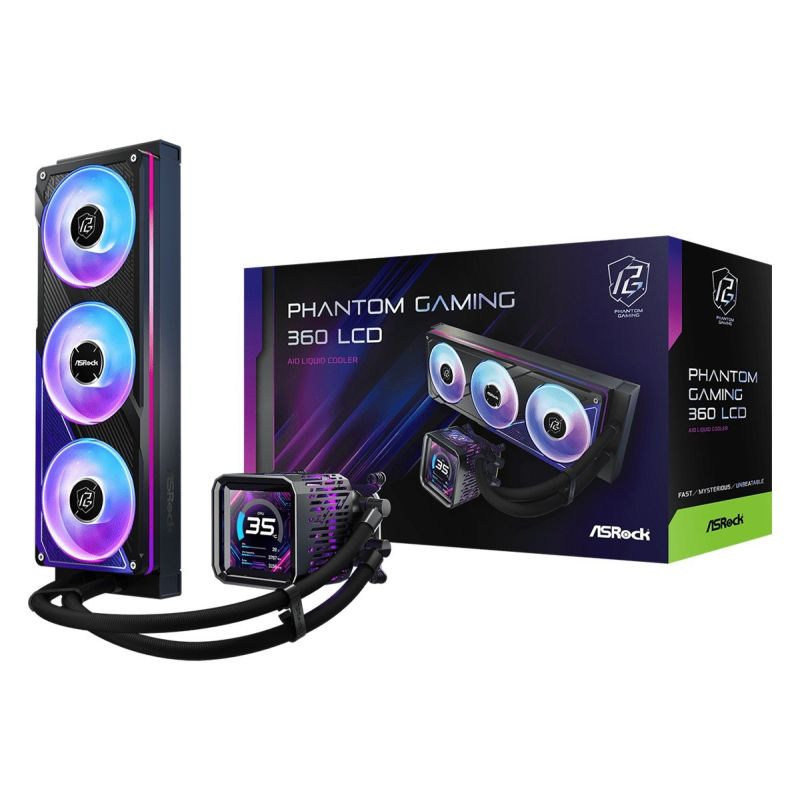 ASRock Phantom Gaming 360 LCD Cooler Chłodzenie/Chłodzenie - zestawy chłodzenia wodnego Your Sports Performance
