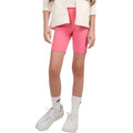 Girls' shorts 4F CAS F028 pink 4FJWSS26TSTIF028 54S