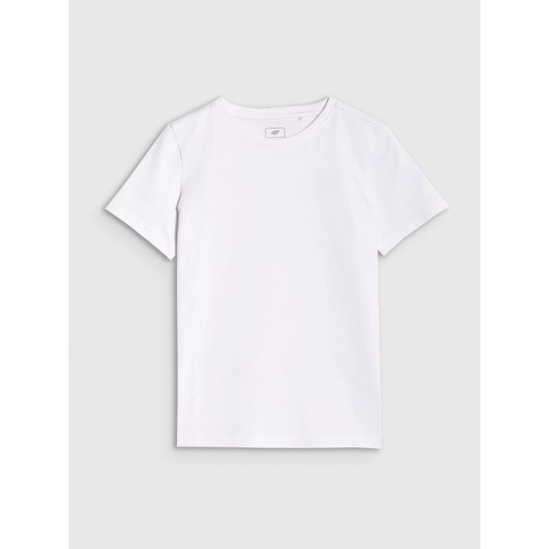 Boy's regular plain T-shirt 4F 4FJRMM00TTSHM3254-10S 4f