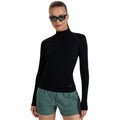 Women's longsleeve t-shirt 4F F419 deep black 4FWAW25TFLOF419 20S In preparation Your Sports Performance