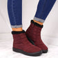 Waterproof snow boots with zipper NEWS W EVE181C burgundy Footwear/Outdoor/News Your Sports Performance