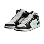 Air Jordan 1 Mid Green Glow White Men's Sneakers - DQ8426-103 Obuwie/Buty na co dzień Your Sports Performance