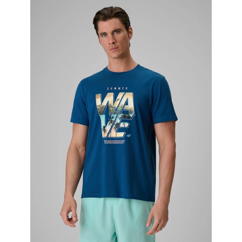 Men's regular printed T-shirt 4F 4FRSS26TTSHM4306-46S 4f