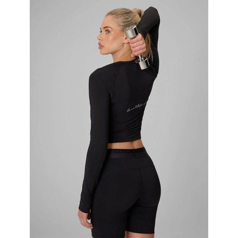 Women's training longsleeve slim quick-drying 4F 4FWAW26TFLOF595-20S
