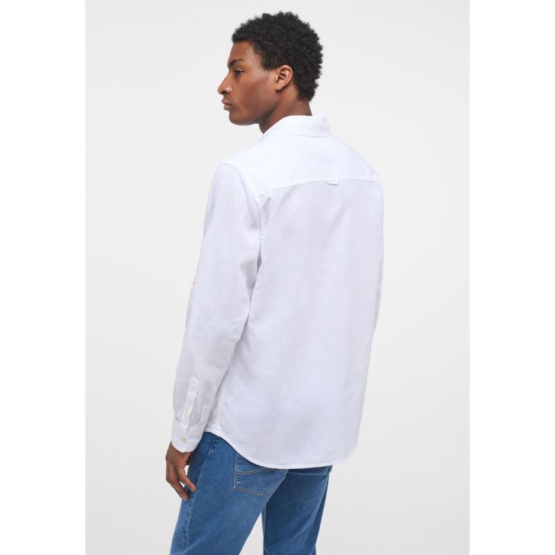 Mustang Clemens Linen Cotton shirt M 1014356-2045 Clothing/Lifestyle/T-shirts/Mustang Your Sports Performance