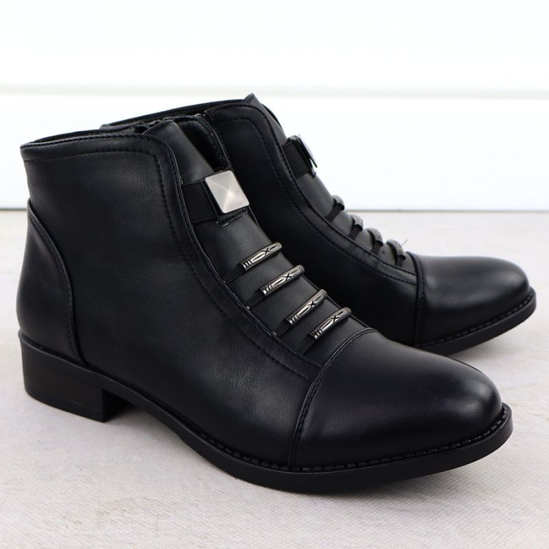 Women's black worker boots with socks Sabatina To be categorized Your Sports Performance