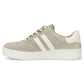 Women's leather sneakers on the platform in khaki Filippo DP7512 Filippo