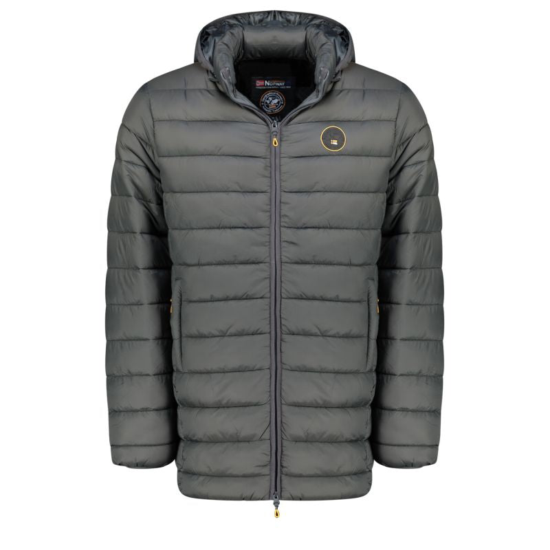 Geographical Norway men's jacket AMIGOMAP LONG HOOD DB DGREY MEN 233 DARK GRAY (WZ5086H/GN-GRIS FONCÉ) Geographical Norway