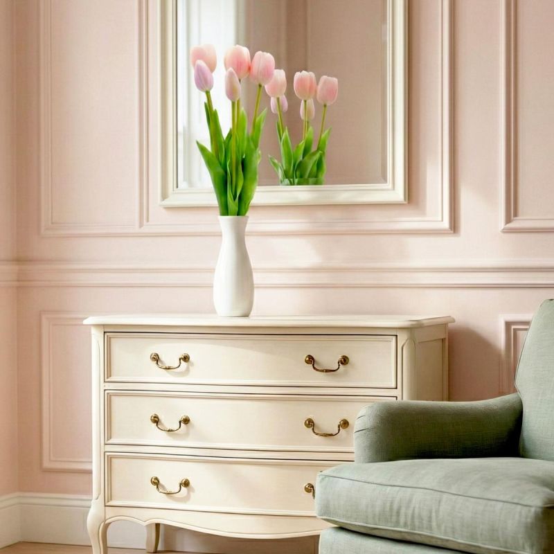 BOUQUET OF 5 LIGHT PINK TULIPS 39 CM LIKE LIFE SPRING DECORATION Home and Garden/Equipment Your Sports Performance