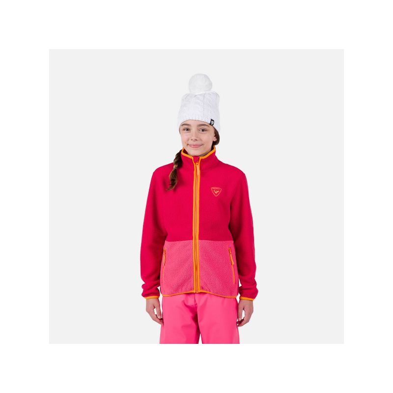 Rossignol Jr Alltrack Fleece Pink Sweatshirt Rossignol