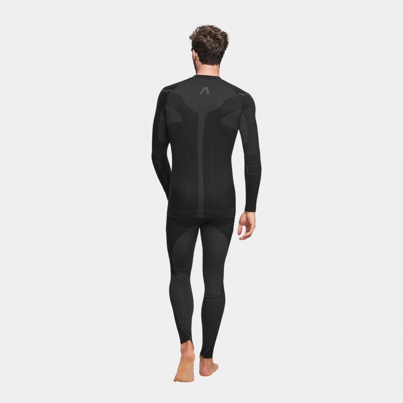 Alpinus Active Base Layer Set thermoactive underwear black and gray M GT43257 Clothing/Ski/Alpinus Your Sports Performance