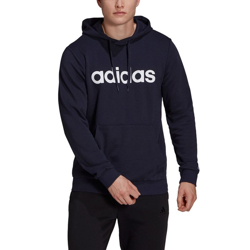 adidas Essentials French Terry Linear Logo Hoodie M GK9066 Clothing/Training Adidas