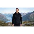 Men’s Fleece Pullover Geographical Norway UPLOAD HOOD BLACK DB MEN 224 (WY3383H/GN-BLACK)