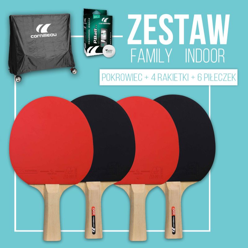Cornilleau FAamily Pack Indoor Accessories/Rackets and accessories Your Sports Performance