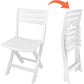 SET OF 4 KOMODO PLASTIC FOLDING CATERING CHAIRS WHITE Dom I Ogród/Meble Ogrodowe/Krzesła Your Sports Performance