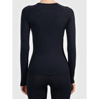 Seamless Quick-Drying Thermal Ski Base Layer for Women – 4F Long-Sleeve Top 4FWAW26USEAF326-20S
