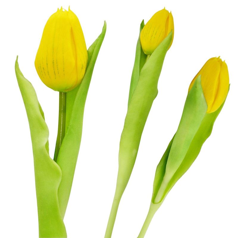 YELLOW TULIP 31CM LIFE-LIKE SPRING DECORATION Home and Garden/Equipment Your Sports Performance