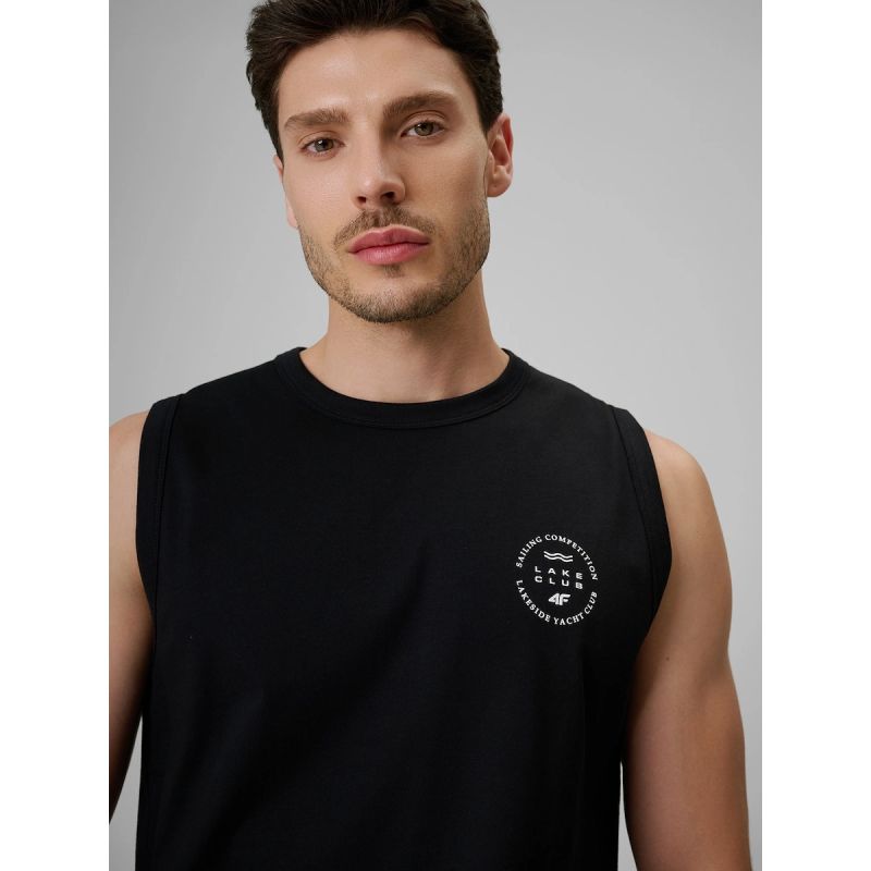 Men's sleeveless relaxed smooth t-shirt 4F 4FRSS26TSLEM330-20S 4f