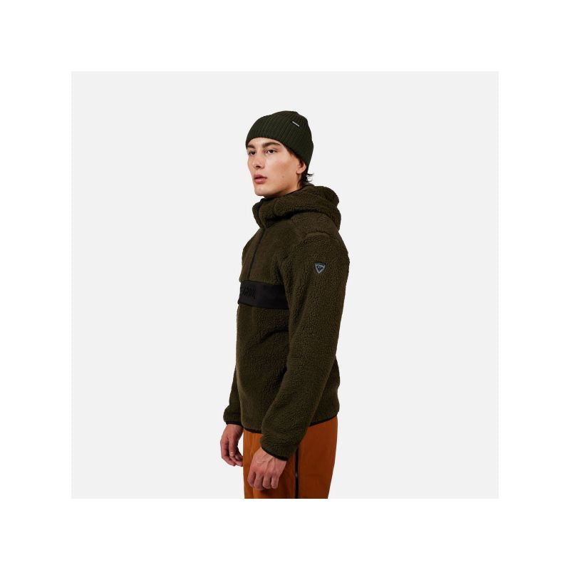 ROSSIGNOL ALLTRACK ANORAK FLEECE men's sweatshirt green