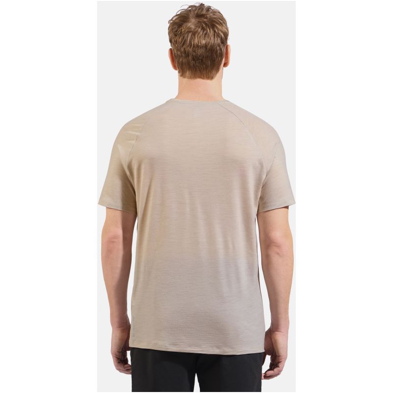 ODLO Ascent PW 130 Run. Bike. Hike. Men's Short-Sleeve Crew Neck T-Shirt s/s, grey
