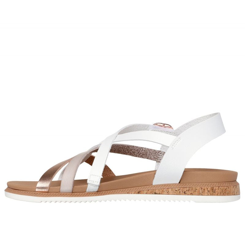 Skechers Bobs Desert Kiss Low sandals - Peak Rank W 114709-WHT Footwear/Lifestyle/Skechers Skechers