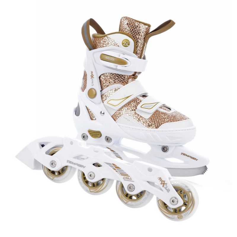 Skates, roller skates Tempish Enbo Duo Girl Gold Jr 13000008259 Accessories/Skating/Rolki (pozostałe) Your Sports Performance