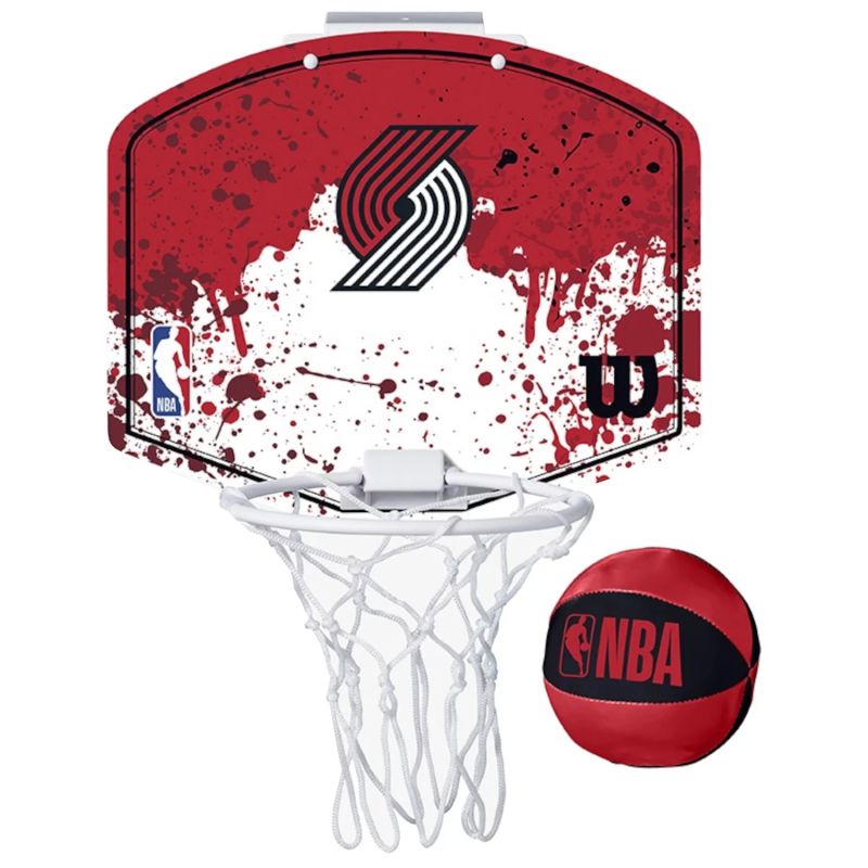 Basketball backboard Wilson NBA Team Portland Trailblazers Mini Hoop WTBA1302POR Accessories/Sports facilities equipment Your Sports Performance