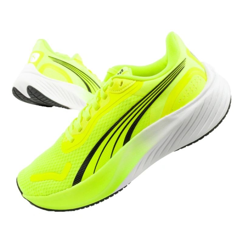 Puma Pounce Lite sports shoes, lightweight and comfortable, neon Puma
