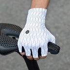 Rockbros Road Cycling Gloves Size: M - Black and White Rockbros