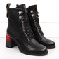 D&amp;A S.Barski ankle boots with decorative heel Premium Collection W MR880-132 OLI270 Footwear/Lifestyle/S.Barski Your Sports Performance