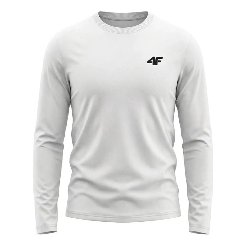 Men's long-sleeved cotton T-shirt 4F 4FWMM00TLONM611-10S