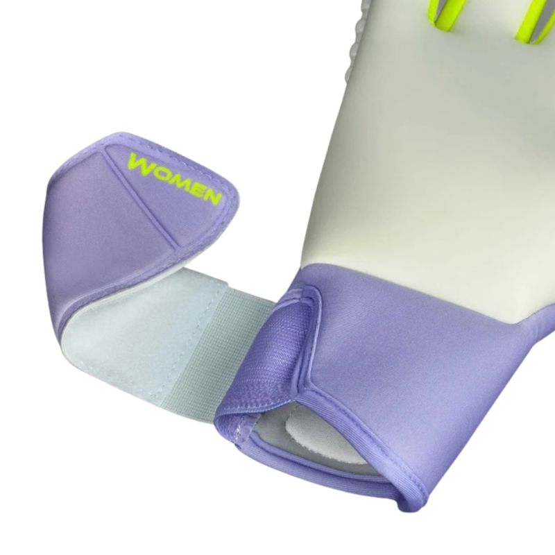 Select 89 Women v26 Goalkeeper Gloves Purple, White, and Lime 500097