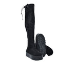 Women's Black Suede Platform Boots Big Star SS274264 Footwear Your Sports Performance