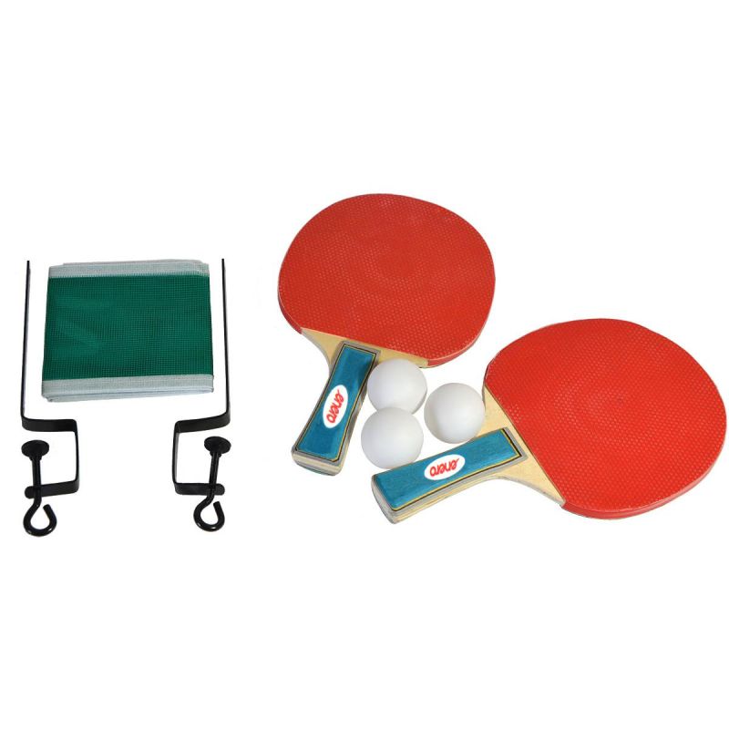 ENERO TABLE TENNIS SET 2 RACKETS 3 BALLS AND NET Accessories Your Sports Performance