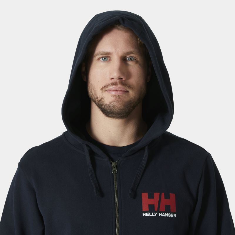 Helly Hansen HH Logo Full Zip Hoodie 2.0 M 30393 597 Clothing/Outdoor/Helly Hansen Your Sports Performance