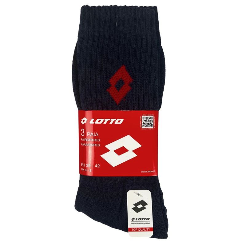 Terry socks LOTTO mix of colors 3 pairs 069777 Clothing/Lifestyle/Socks/Nike Your Sports Performance