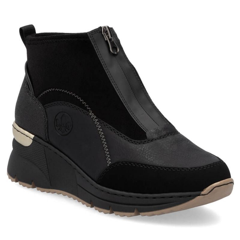 Rieker W N6361-00 RKR704 wedge ankle boots