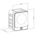 GREENBLUE ELECTRIC CLOTHES TUMBLE DRYER, 3KG LOAD GB415 GR AGD - Produkty/Suszarki automatyczne wolnostojące Your Sports Performance