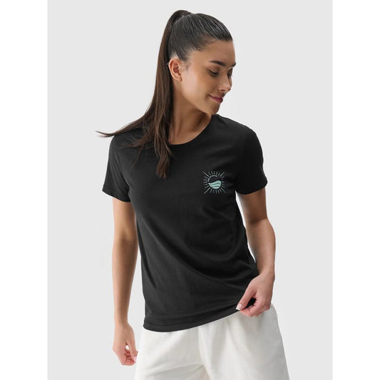 Women's regular printed T-shirt 4F 4FRSS24TTSHF2547-20S *Kategoria tymczasowa Your Sports Performance