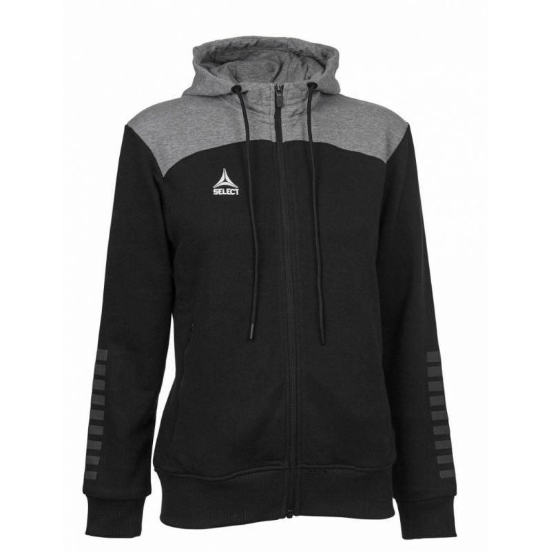 Select Oxford Zip Hoodie Women Black/Grey Clothing/Football/Select Select