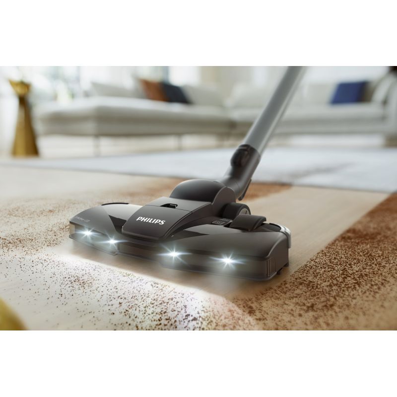 Philips Performer LED 8000 Series bagged vacuum cleaner with TriActive technology, model XD8142/12, 900W power AGD - Produkty/Odkurzacze Your Sports Performance